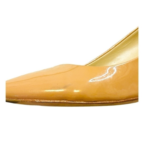 Coach Nude Patent Heels High Heel Pumps SZ 10 - Picture 3 of 13